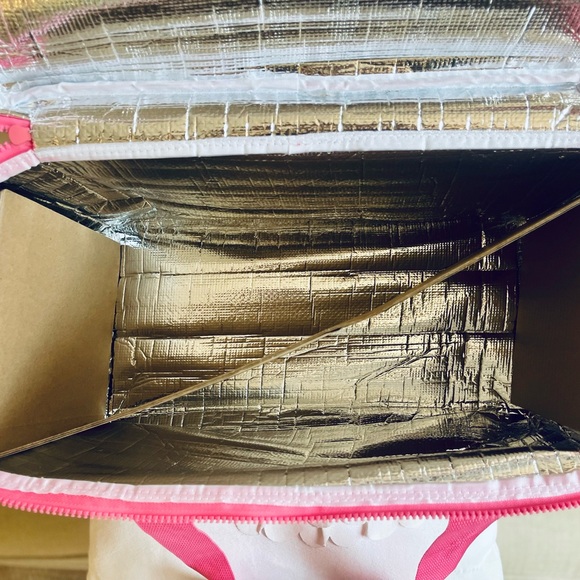 Kate Spade Pink and White Polka Dot Insulated Travel Bag - Picture 6 of 11